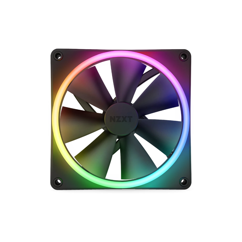 NZXT F Series F140 RGB DUO 140mm Svart