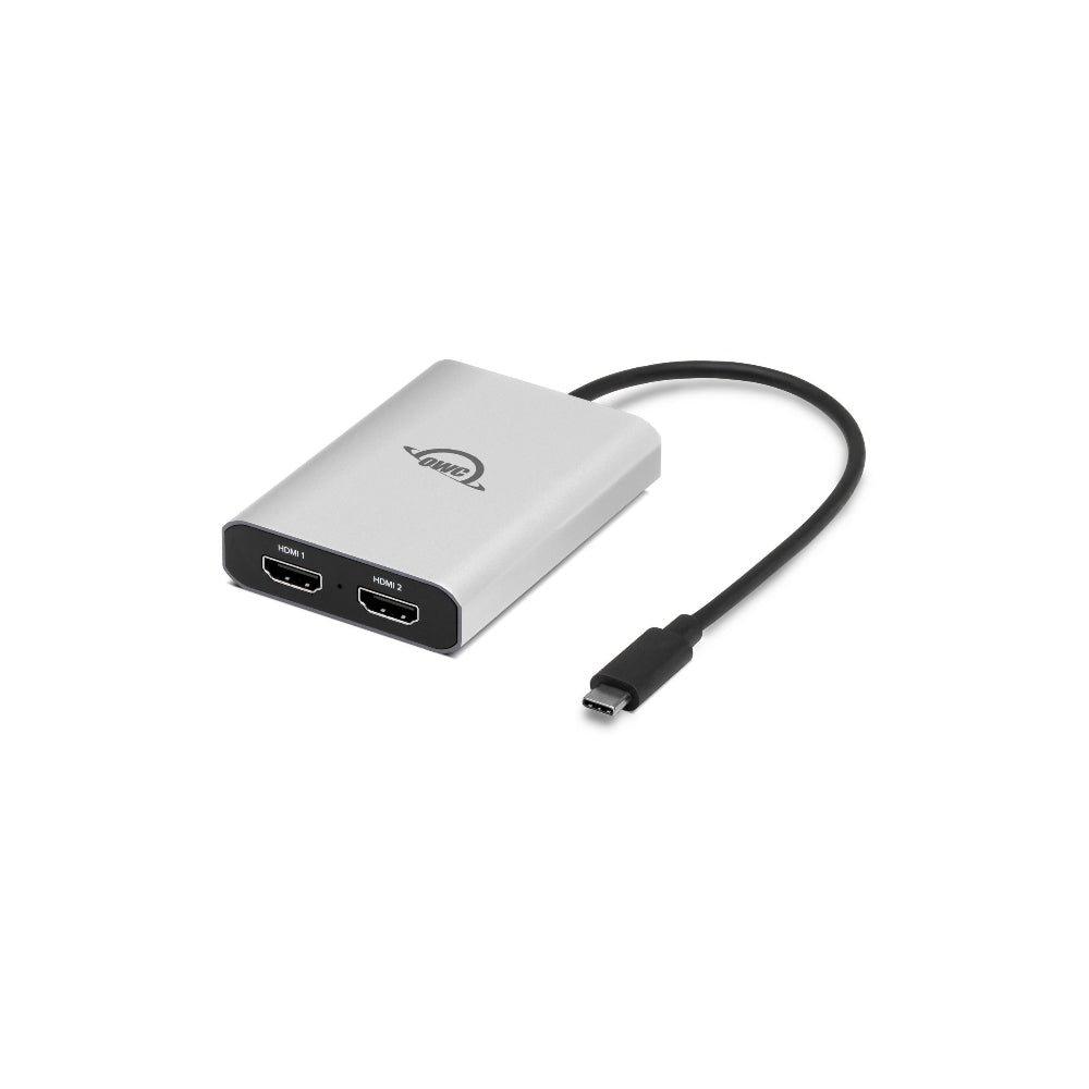 OWC USB-C Dual HDMI 4K Display Adapter med DisplayLink