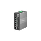 TP-Link Omada IES210GPP 10-Port Gigabit Industrial Easy Managed Switch med 6-Port PoE+ and 2-Port PoE++