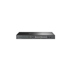 TP-Link SG3218XP-M2 V1.6 Omada 16-Port 2.5G and 2-Port 10GE SFP+ L2+ Managed Switch med 8-Port PoE+