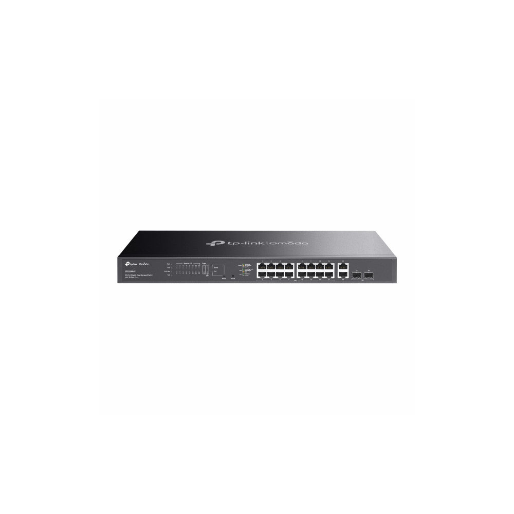 TP-Link Omada ES220GMP V1.6 20-Port Gigabit Easy Managed Switch with 16-Port PoE+