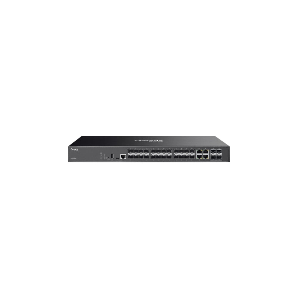 TP-Link SG5428XF Omada 24-Port SFP Stackable Lite L3 Managed Switch med 4× 10G Slots