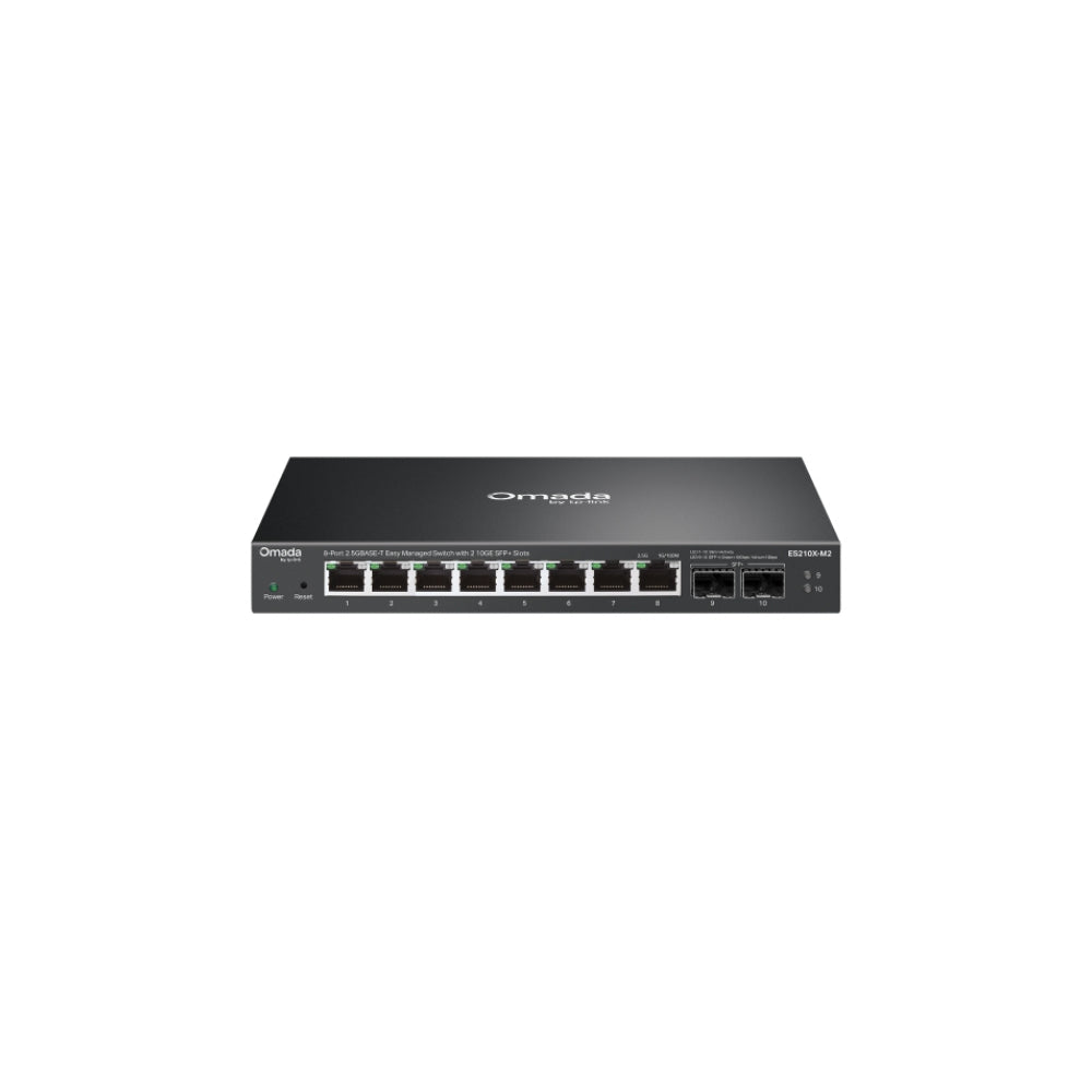 TP-Link ES210X-M2 Omada 8-Port 2.5G BASE-T Easy Managed Switch med 2 10GE SFP+ Slots