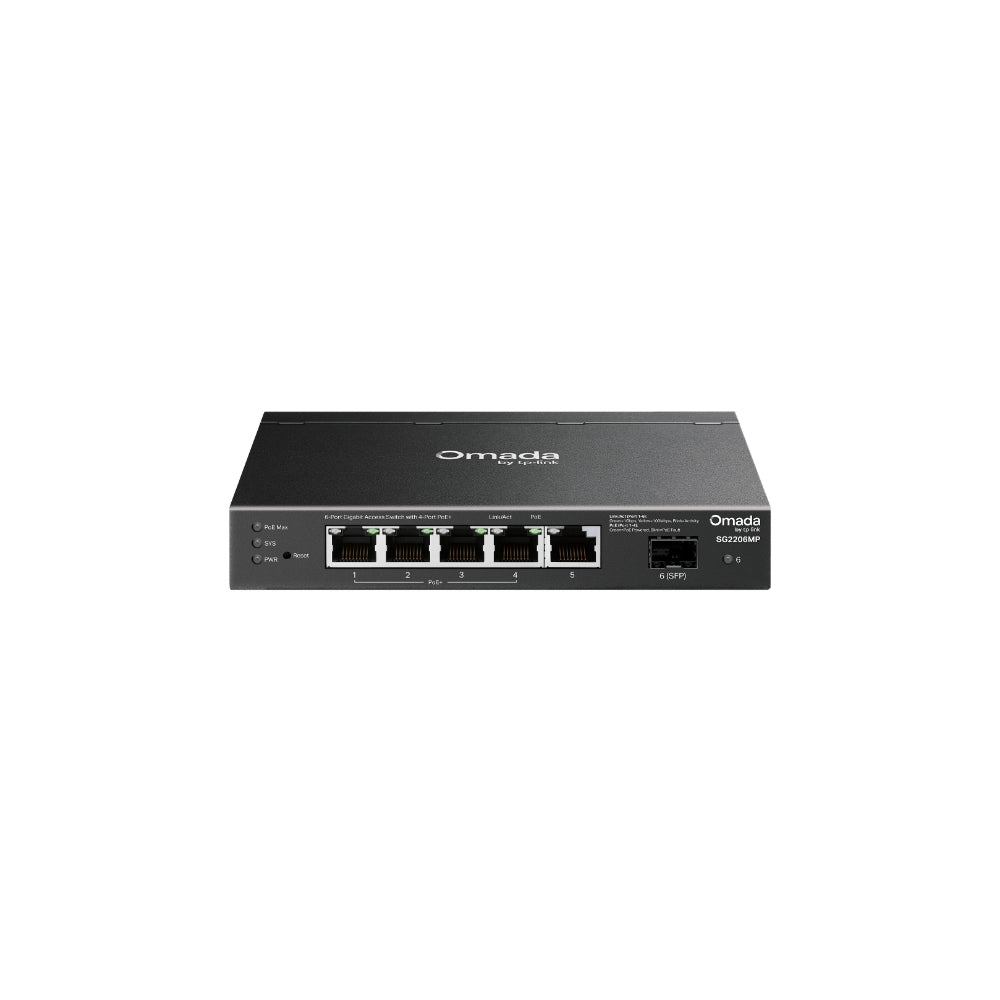 TP-Link Omada Access SG2206MP 6-Port Switch