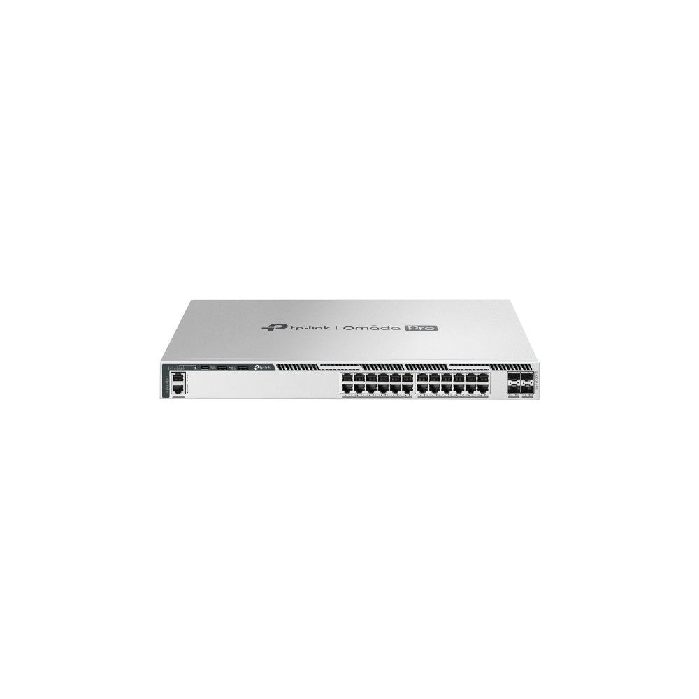 TP-Link Omada Pro S6500-24G4XF 24-Port Gigabit Stackable L3 Managed Switch med 4×10G-portar