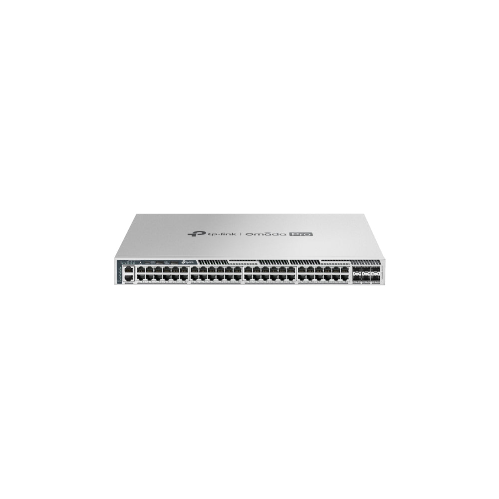 TP-Link Omada Pro S6500-48MPP6Y 48-Port 2.5G Stackable L3 Managed PoE++ Switch med 6×25G-portar