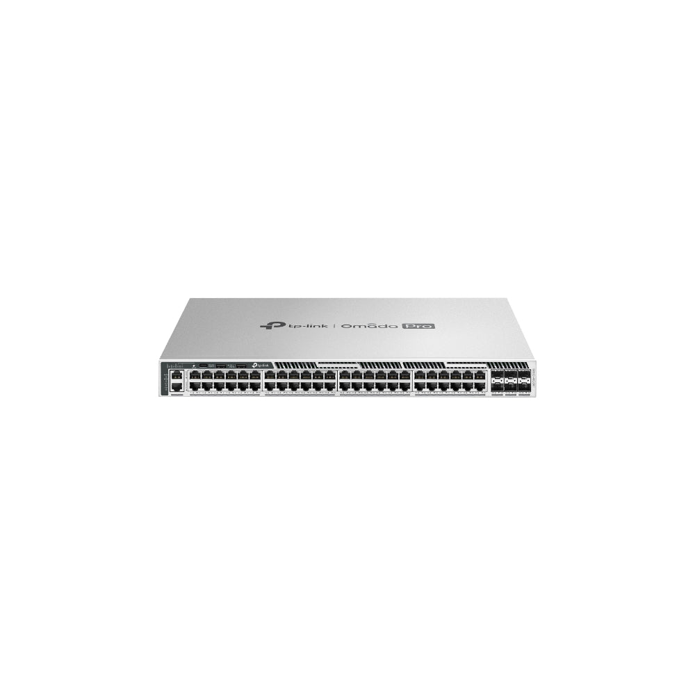 TP-Link Omada Pro S6500-48G6XF 48-Port Gigabit Stackable L3 Managed Switch med 6×10G-portar