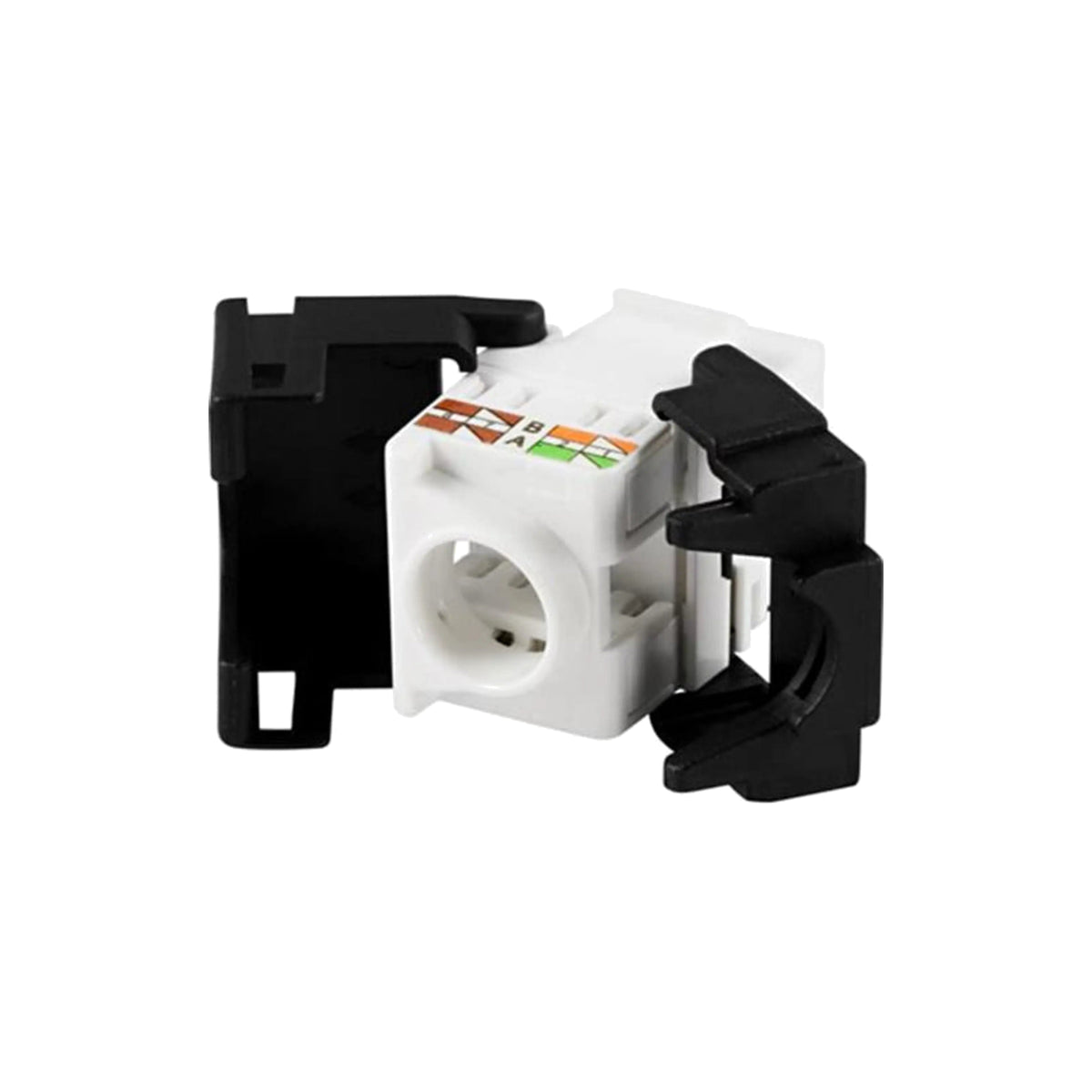 Outlet Deltaco Utp Cat6 Keystone Connector - Cat 6 - Svart