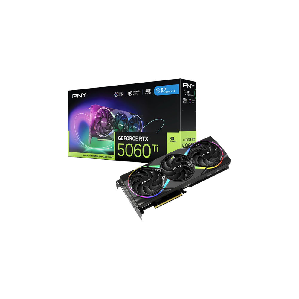 PNY GeForce RTX 5060 Ti 8GB EPIC-X RGB OC 8GB