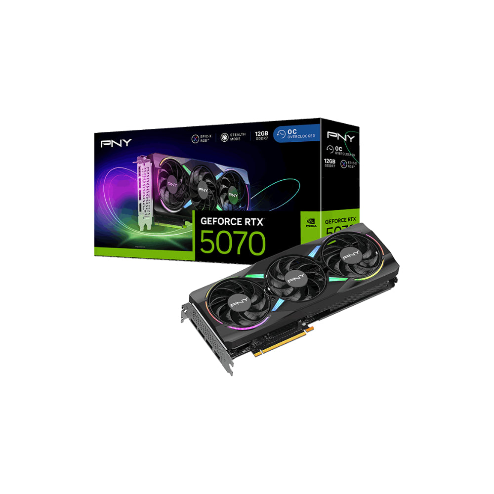 PNY GeForce RTX 5070 ARGB EPIC-X OC 12GB