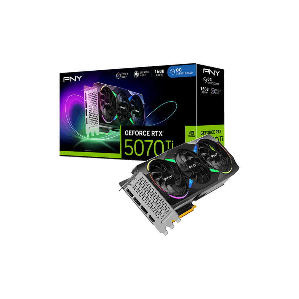 PNY GeForce RTX 5070 Ti ARGB EPIC-X RGB OC 16GB