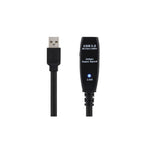 DELTACO PRIME USB3-1001 Aktiv USB 3.0-förlängningskabel USB-A hane till USB-A hona 3 m