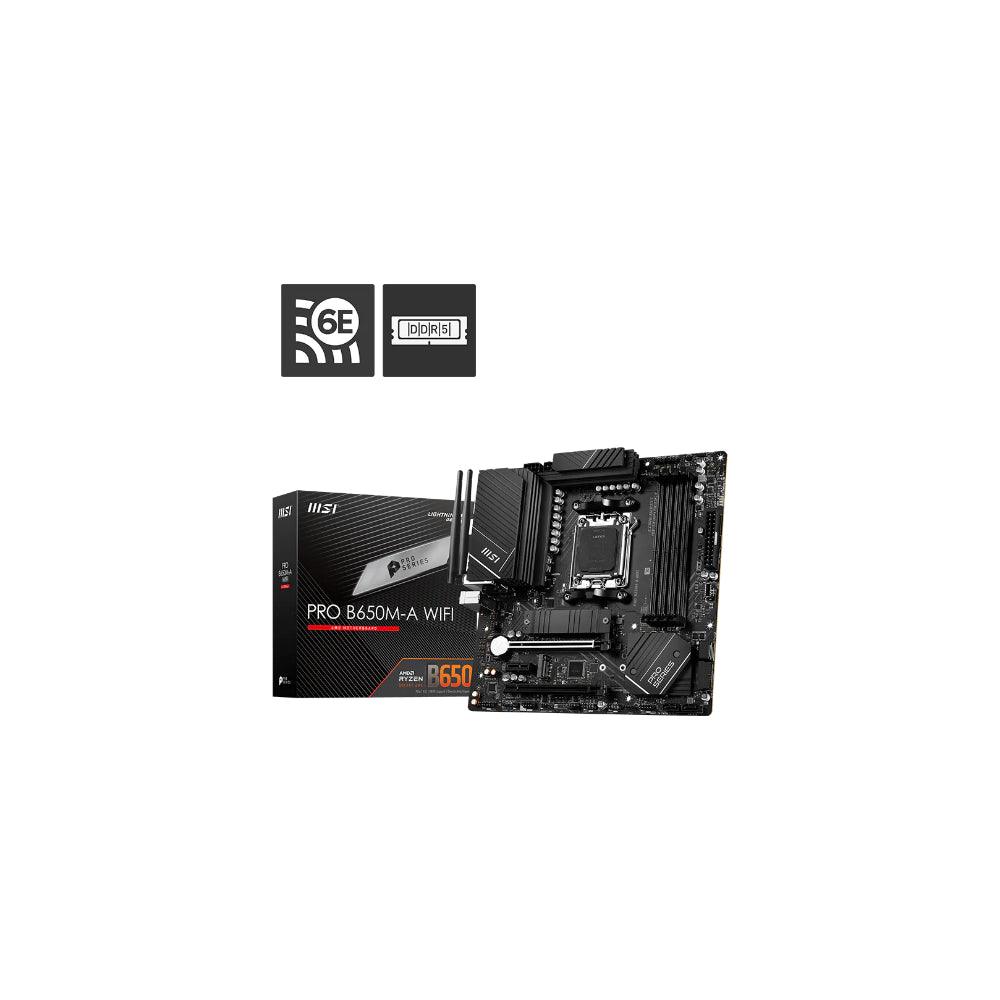 MSI Pro B650M-A Wi-Fi mATX AM5