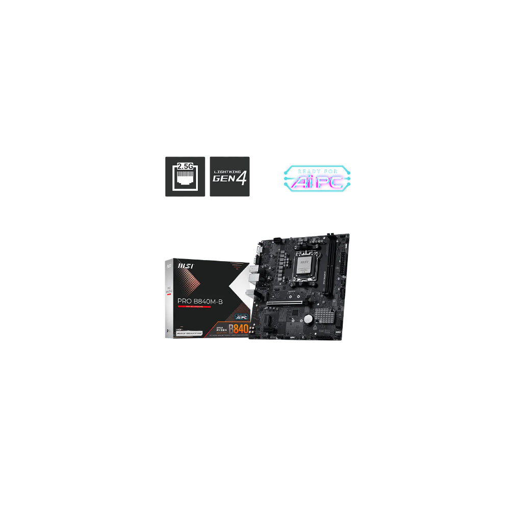 MSI PRO B840M-B mATX AM5