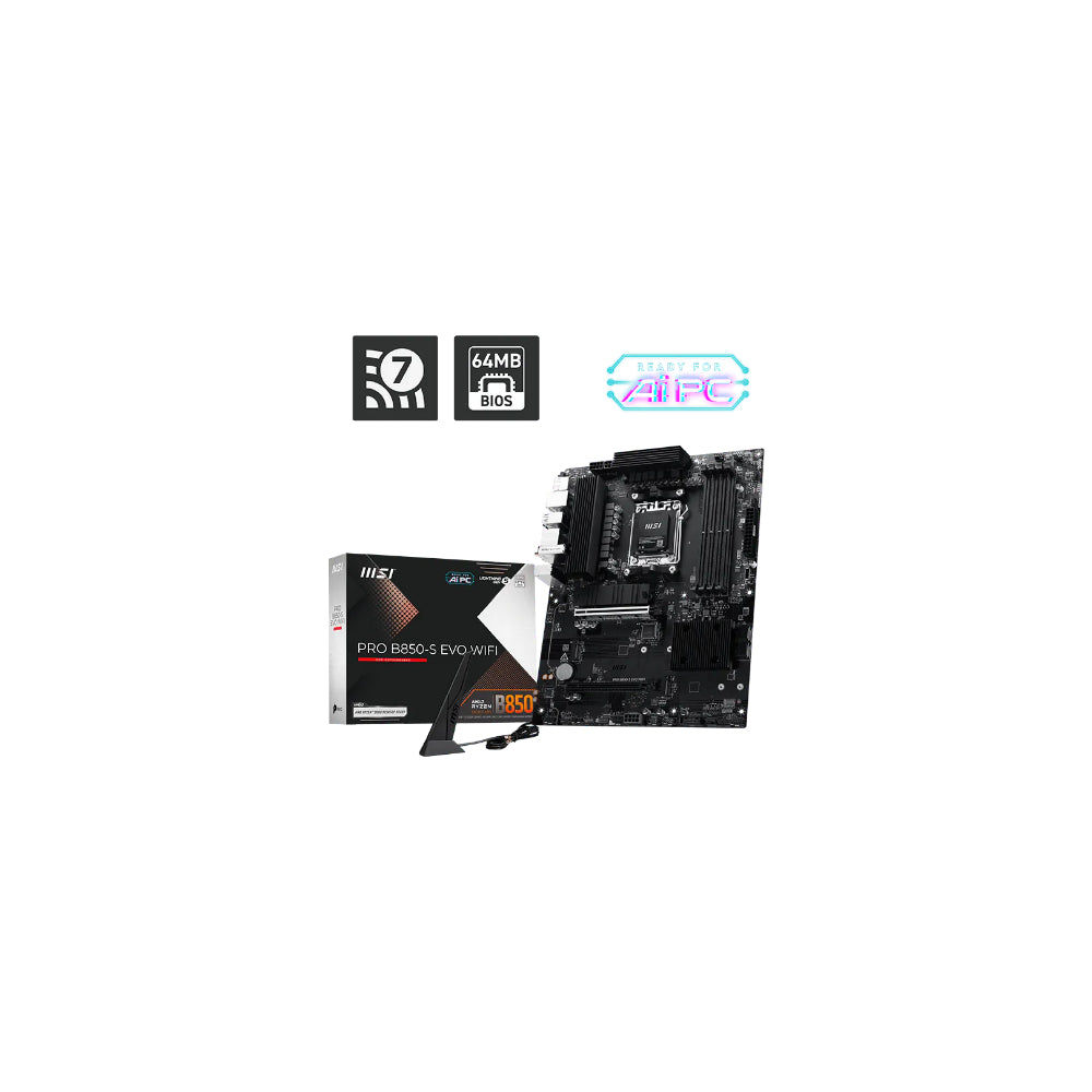 MSI PRO B850-S EVO Wi-Fi ATX AM5