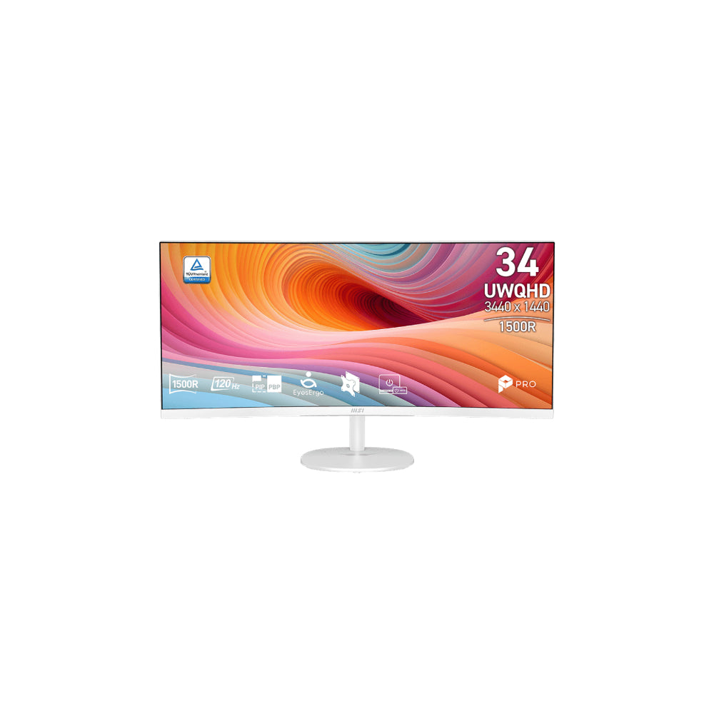 MSI Pro MP341CQW E12 34" - Böjd Ultrawide 3440x1440 VA 120Hz