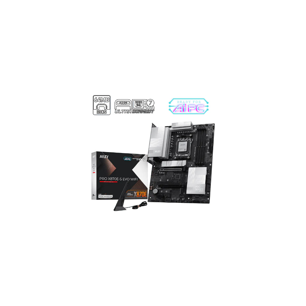 MSI PRO X870E-S EVO Wi-Fi ATX AM5
