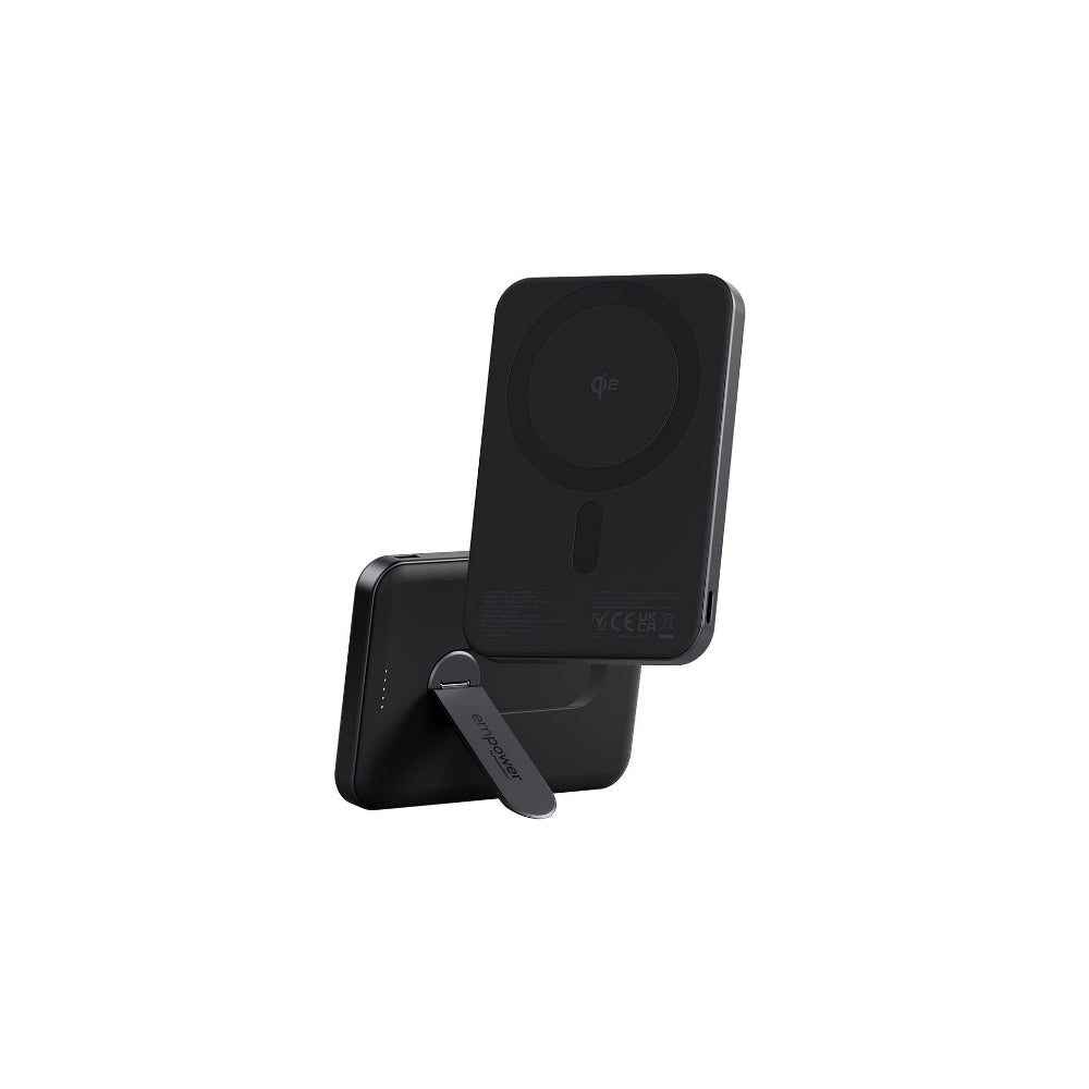 Panzerglass Empower Powerbank med spin stand 5000mAh 20W Svart