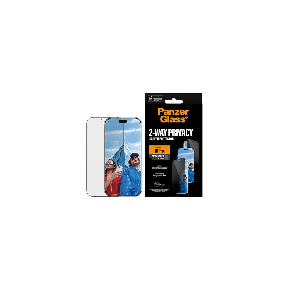 PanzerGlass 2-Way Privacy - privacy-filter - iPhone 18 Pro