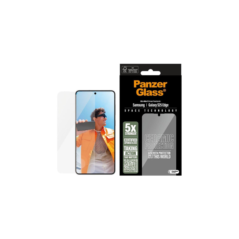 Panzerglass Ceramic Ultra-Wide fit Galaxy S25 Edge