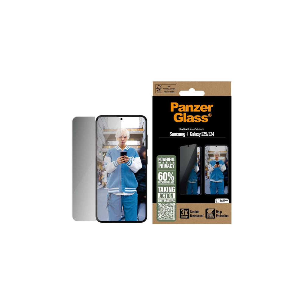 Panzerglass Ultra-Wide fit Privacy Galaxy S25