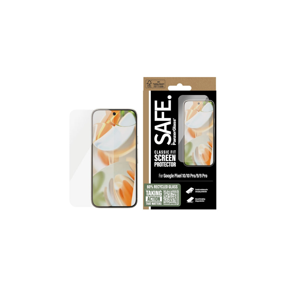 PanzerGlass SAFE Google Pixel 9/9 Pro/10/10 Pro - Classic Fit