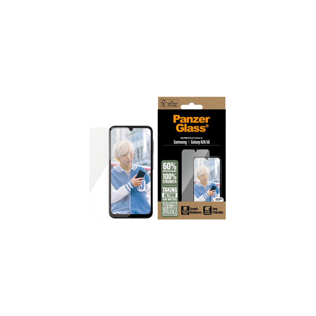 PanzerGlass Screen Protector Ultra-Wide Fit för Samsung Galaxy A26