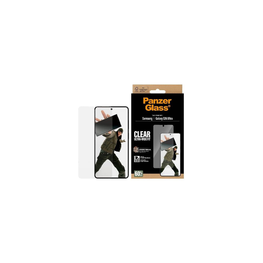PanzerGlass Screen Protector för Samsung Galaxy S26 Ultra med EasyAligner