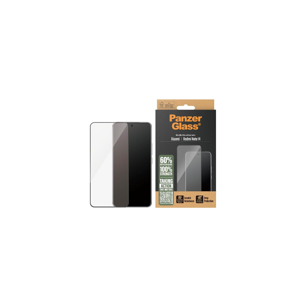 PanzerGlass Skärmskydd för Xiaomi Redmi Note 14