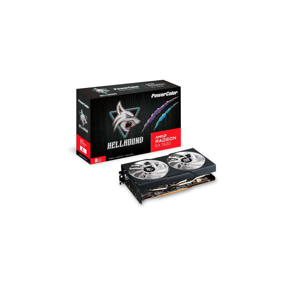 PowerColor Radeon RX 7600 Hellhound 8GB