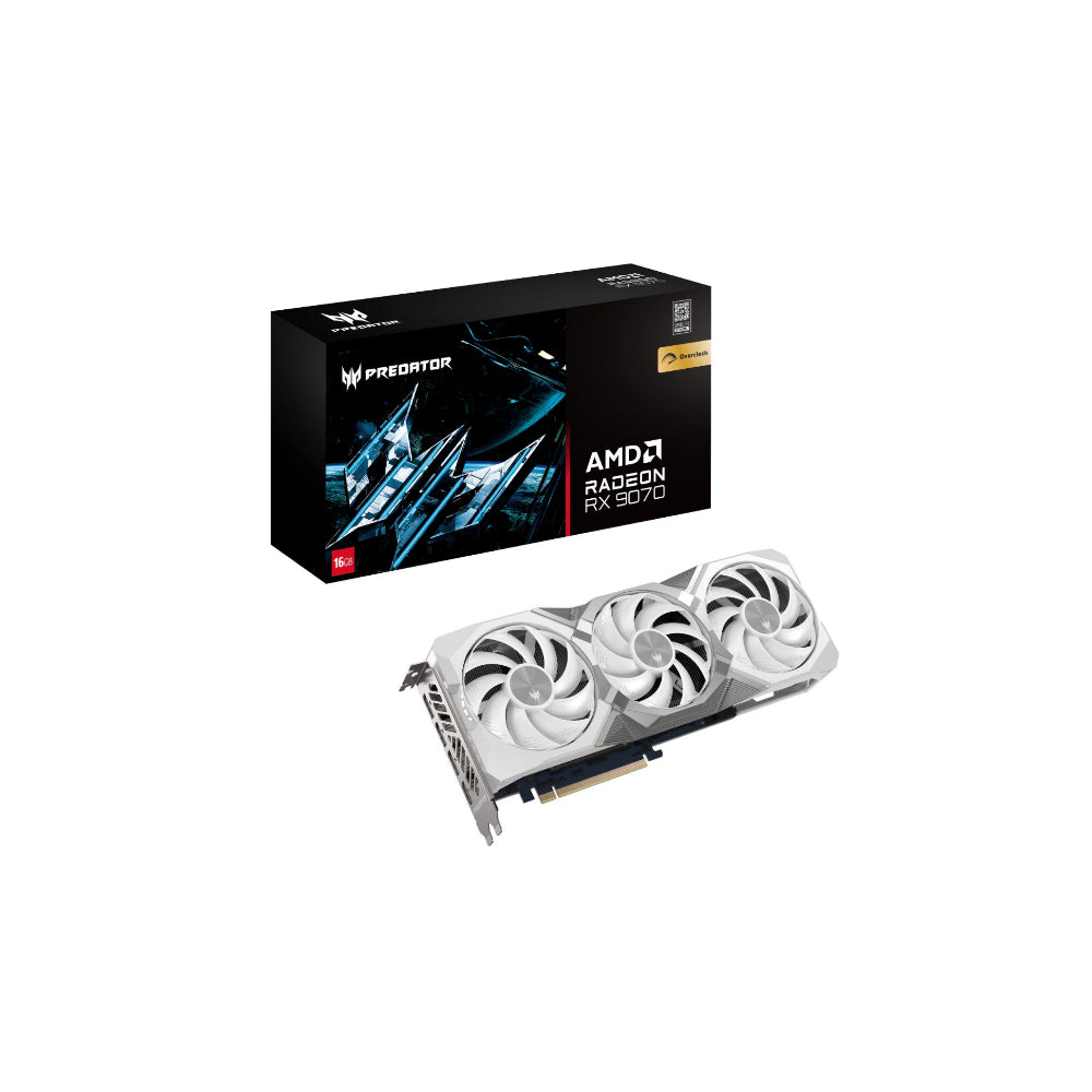 Acer Predator BiFrost Radeon RX 9070 OC White edition 16GB