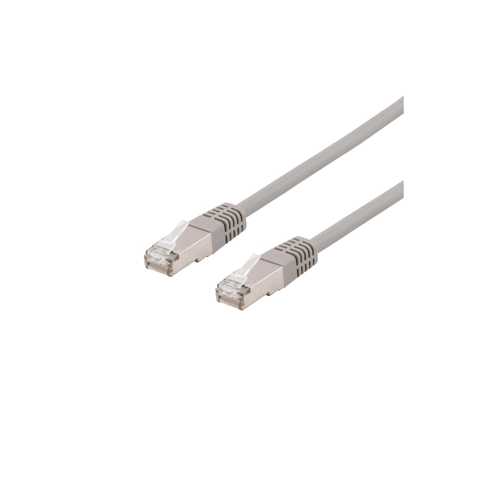 DELTACO SFTP-603H S/FTP Cat6 patchkabel 0,3 m grå