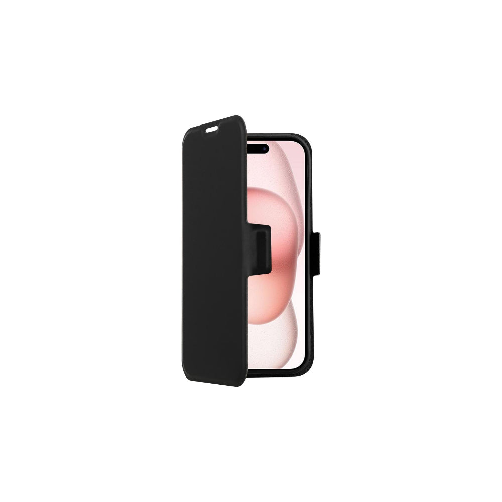 Screenor Clever Vikbart Fodral - Magsafe - Ekoläder Svart - iPhone 17