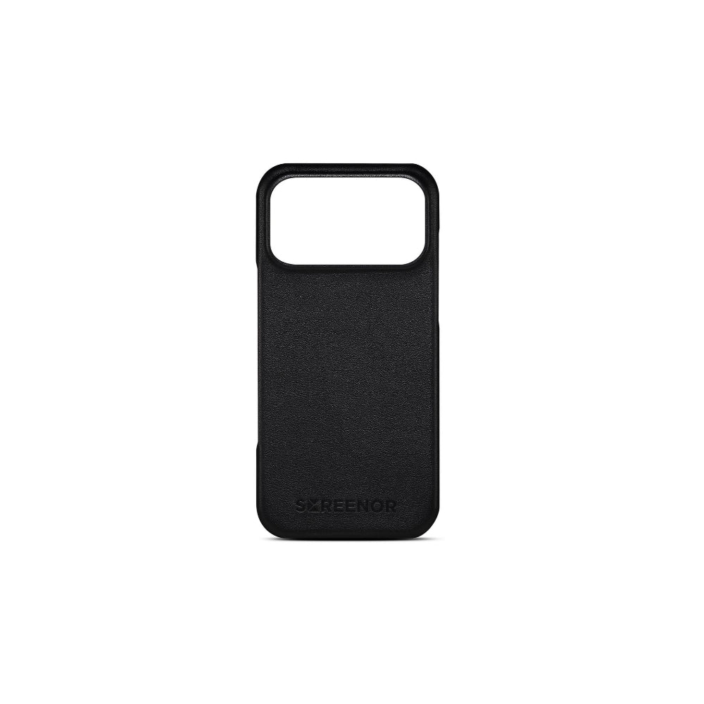 Screenor Lumo - MagSafe - Äkta läder Svart - iPhone 17 Pro Max