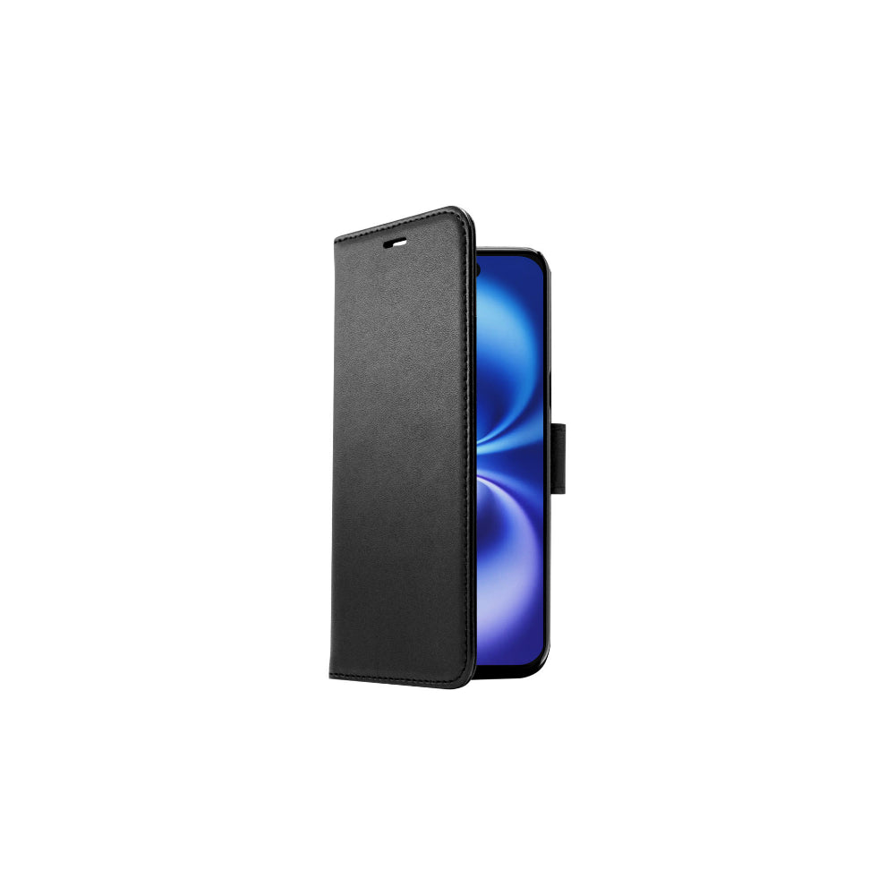 Screenor Smart Vikbart Fodral - Ekoläder Svart - iPhone 16