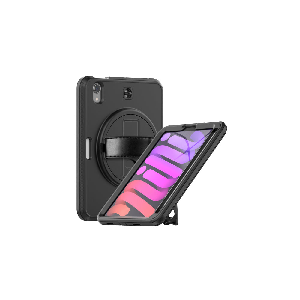 TOLERATE ARMOR HAND STRAP iPad MINI 8,3" (GEN 6/A17 PRO) Svart