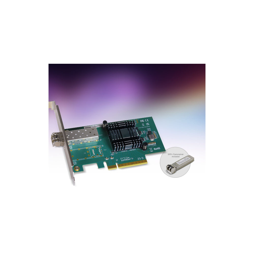SONNET Solo10G V2 SFP+ 10GbE PCIe Nätverkskort