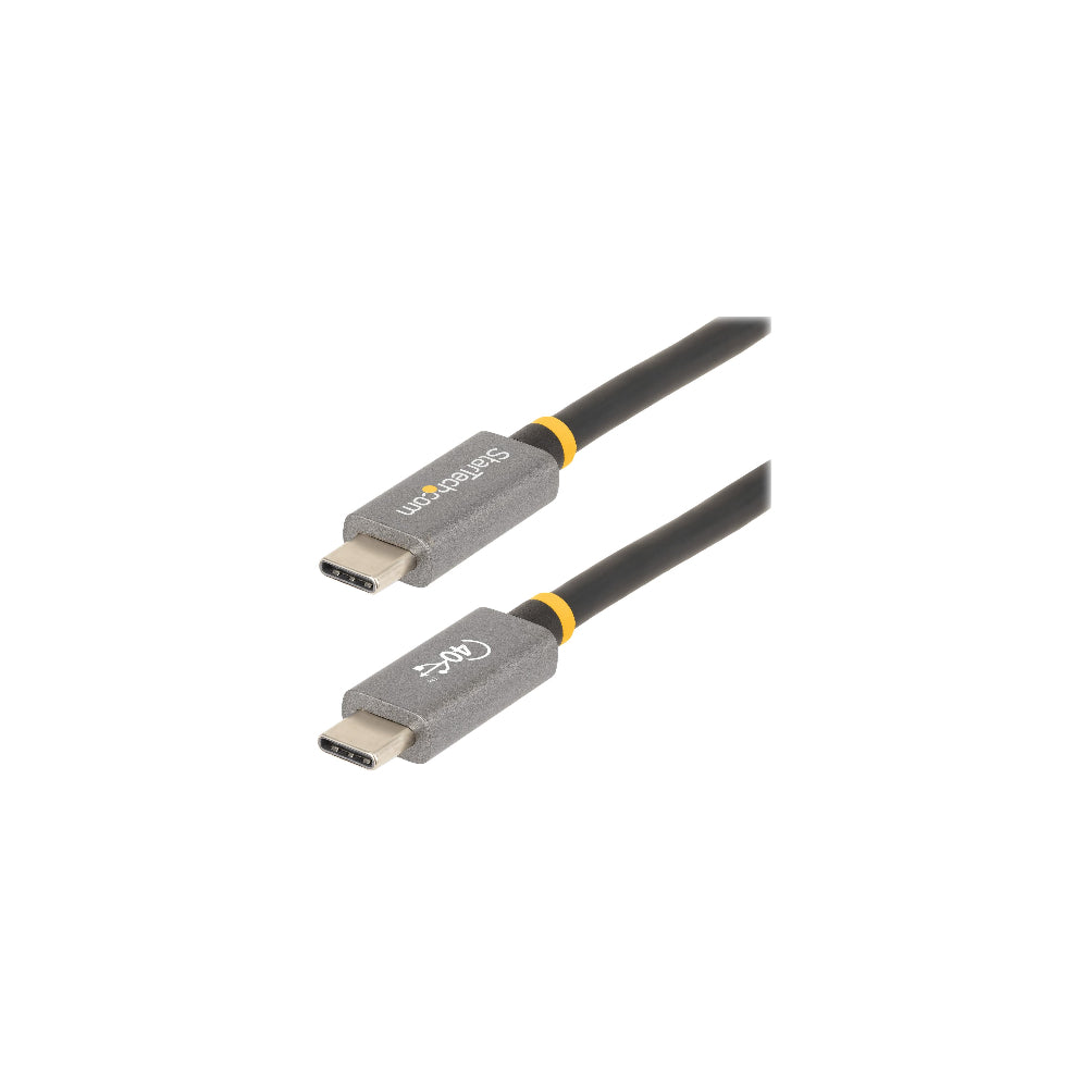 StarTech USB4 USB-C till USB-C Kabel 1m 40 Gbit/s 100W Svart
