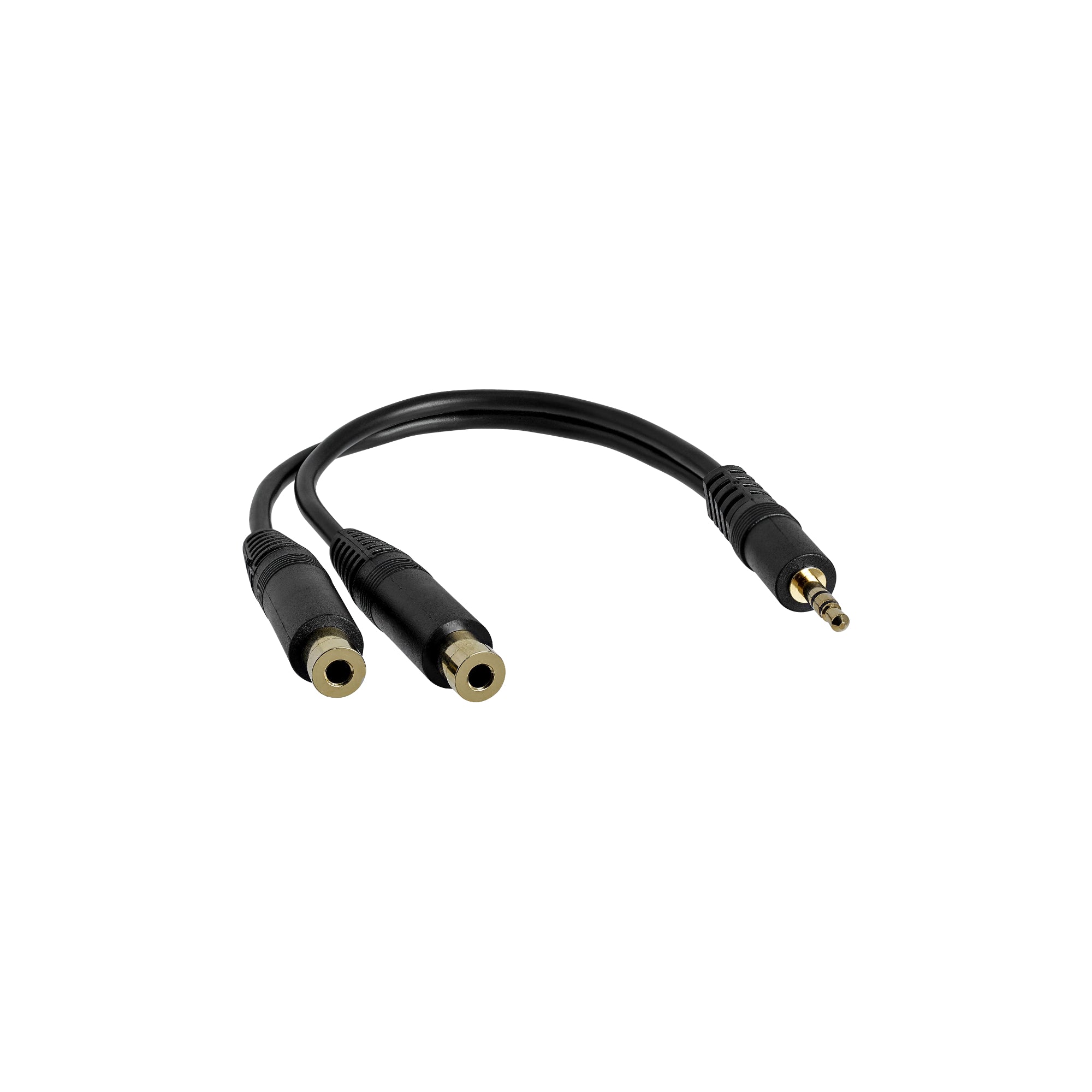 Startech - 6 Pc Speaker Y Splitter Cabl 1 X35 Mm Male To 2 X 35 Mm Fem Phono