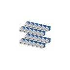 StarTech Keystone Jack CAT 6 RJ45 UTP Verktygsfri 24-pack – Vit