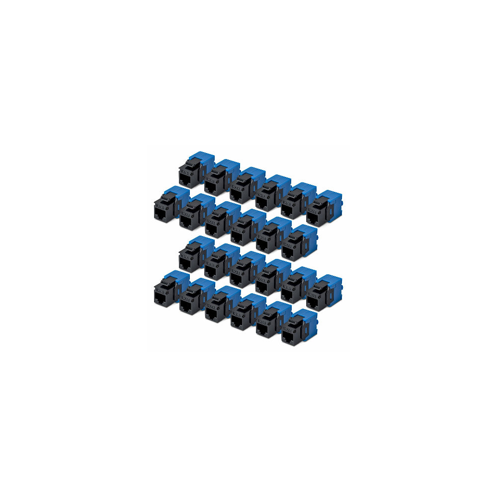 StarTech Keystone Jack CAT 6 RJ45 UTP Verktygsfri 24-pack – Svart
