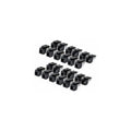 StarTech Keystone Jack CAT 6 RJ45 UTP 90° 110 IDC 24-pack – Svart