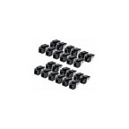 StarTech Keystone Jack CAT 6 RJ45 UTP 90° 110 IDC 24-pack – Svart