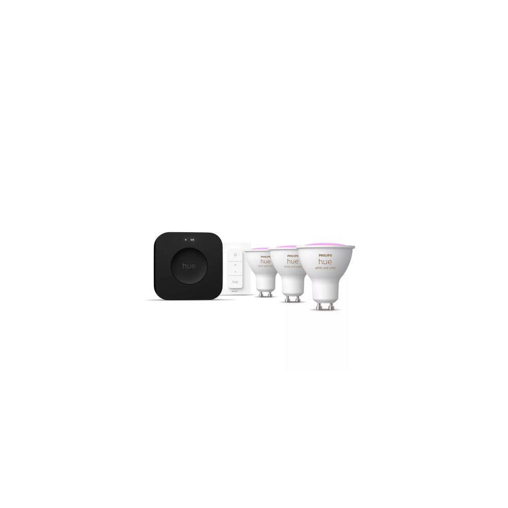 Philips Hue White and Color Ambiance Starter Kit Pro GU10 3-pack