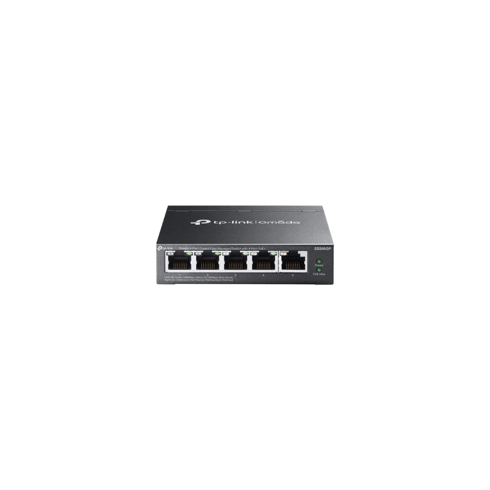 TP-Link Omada ES205GP 5-Port Gigabit Managed Switch med 4-Port PoE+
