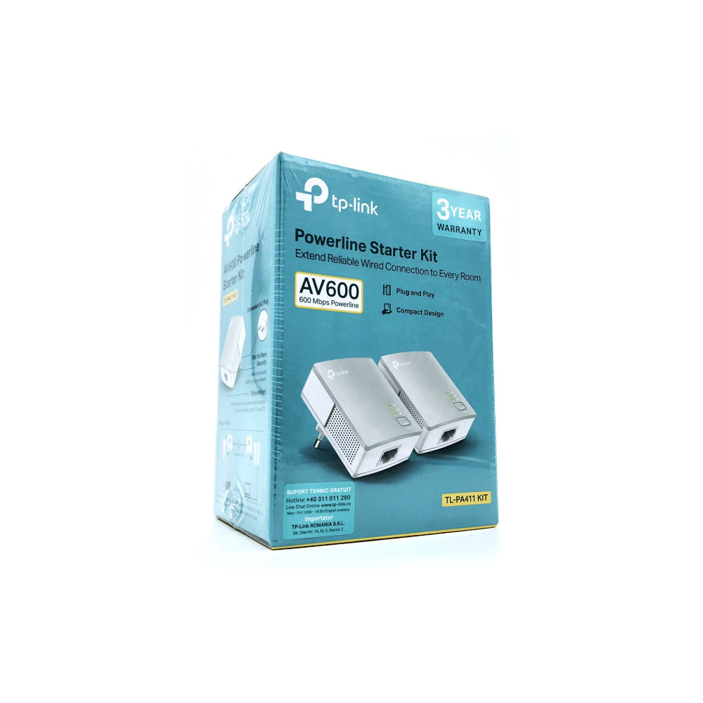 TP-Link TL-PA411KIT AV500 Powerline Starter Kit