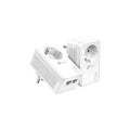 TP-Link TL-PA7027P KIT V1 AV1000 2-Port Gigabit Passthrough Powerline Starter Kit