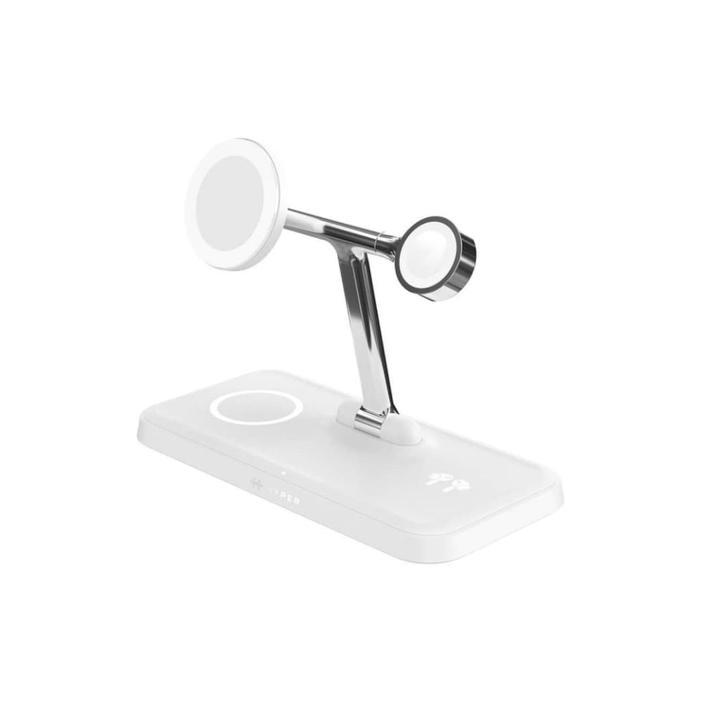 Targus HyperJuice Next Qi2 4in1 - laddställ - Vit