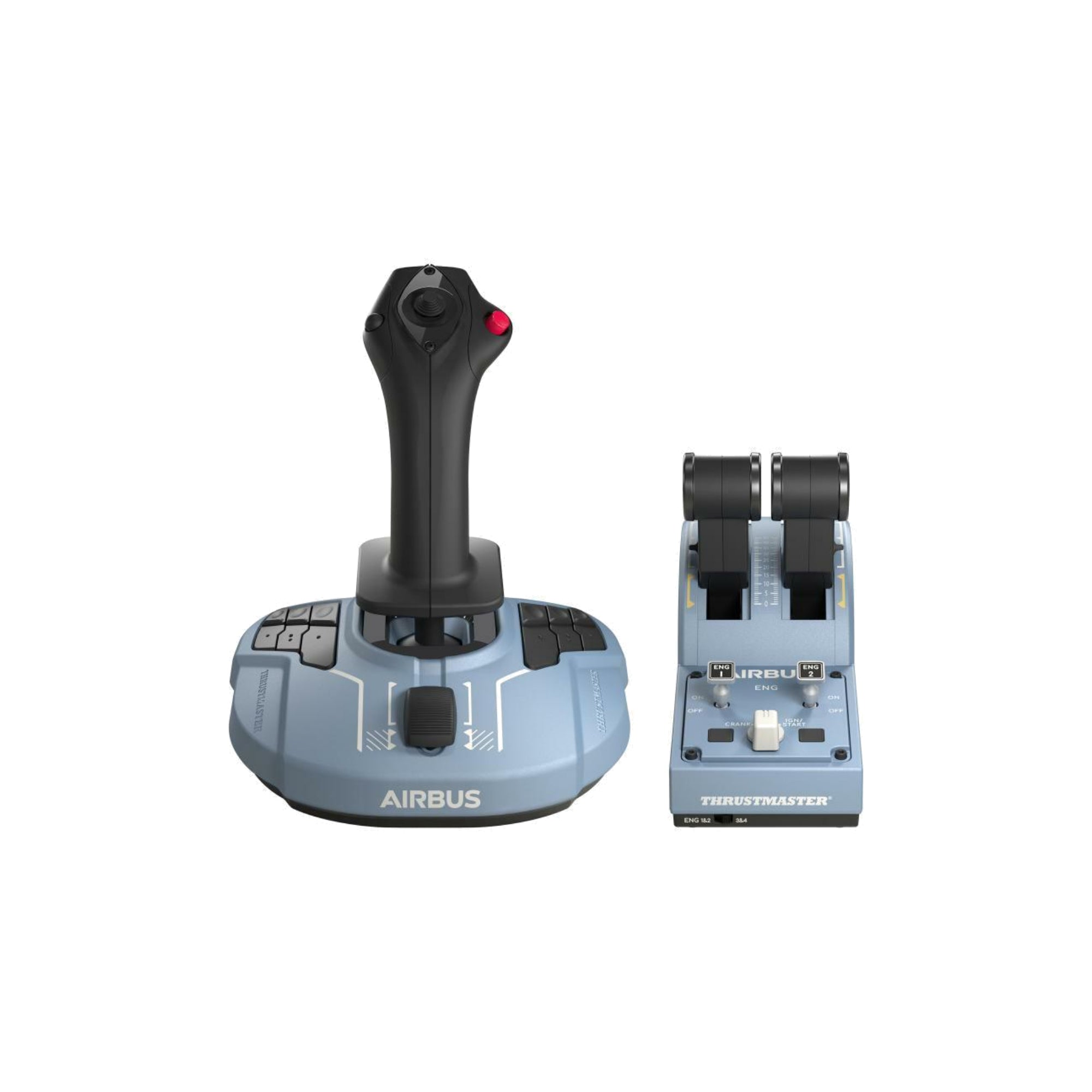 Thrustmaster TCA Officer Pack Airbus Edition Joystick och Gasreglage