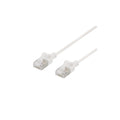 DELTACO UFTP-1018 U/FTP Cat6a slim patchkabel 0,5 m vit